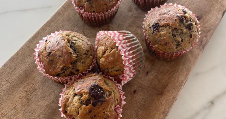 Muzlu ve Çikolata Parçalı Muffin